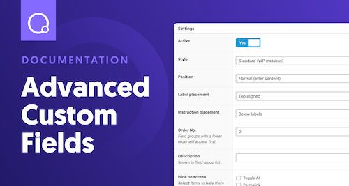 Advanced Custom Fields