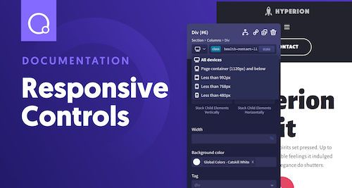 Responsive Controls oxygenados