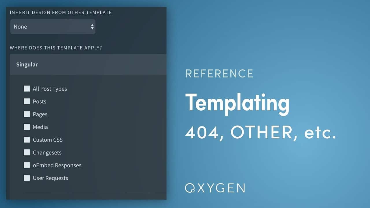 Otros templates Oxygen builder en español